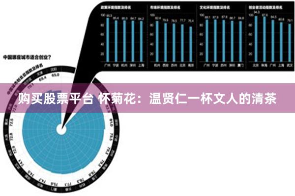 购买股票平台 怀菊花：温贤仁一杯文人的清茶