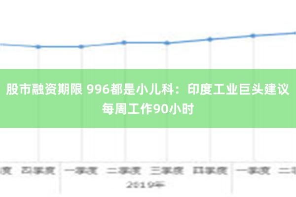 股市融资期限 996都是小儿科：印度工业巨头建议每周工作90小时